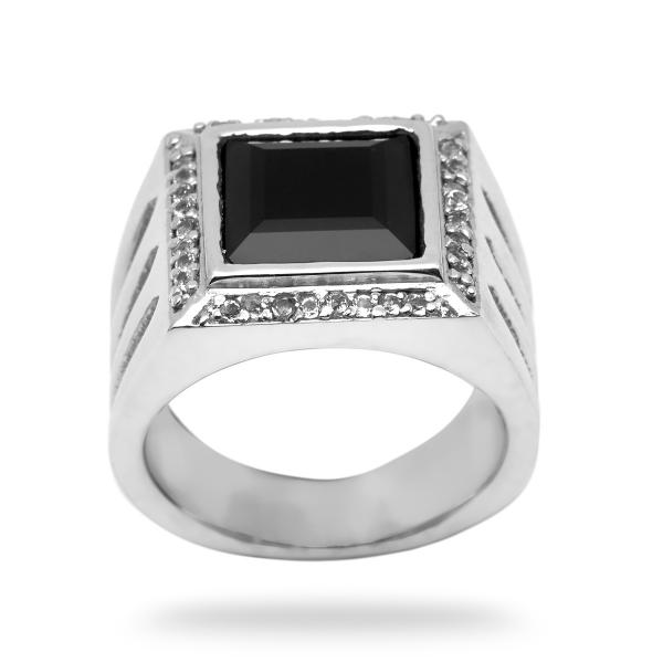 Bague onyx argent Phoebe